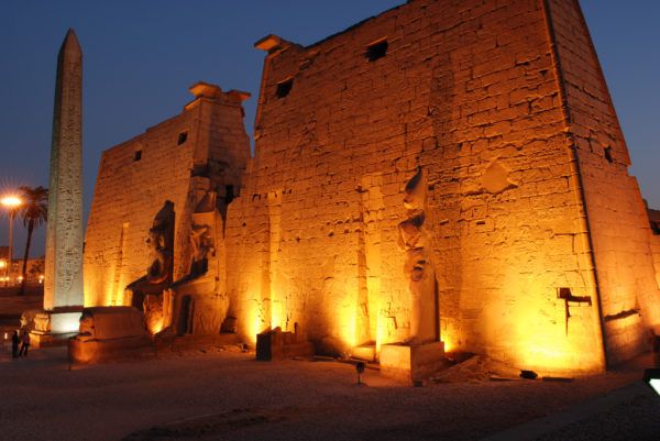 Luxor at Night- a must when you visit Egypt