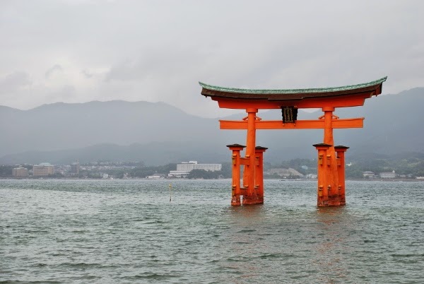 Floating Torii Gate in Japan