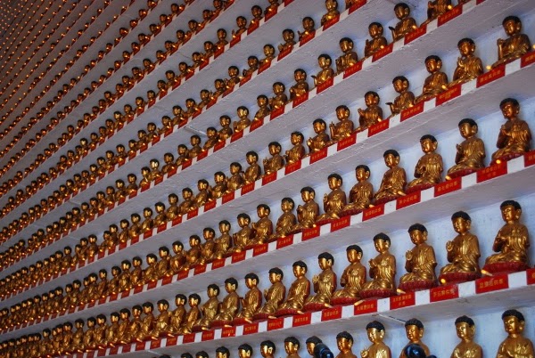 Infinite Hall of Buddhas in Hong Kong