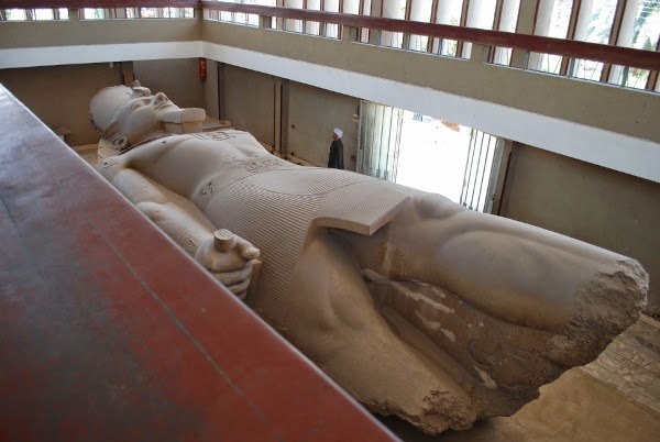 The Colossus Statue of Ramses II at Memphis Egypt