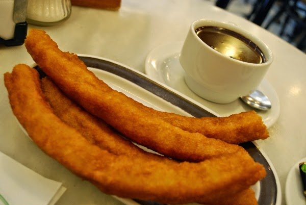Churros con Chocolate in Madrid, Spain