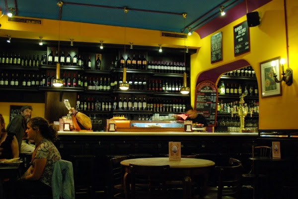 Gorgeous tapas bar in Spain
