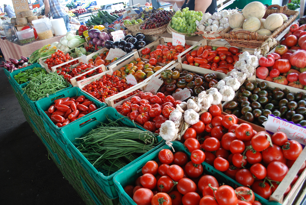 Stall at Sant'Ambrogio Food Market