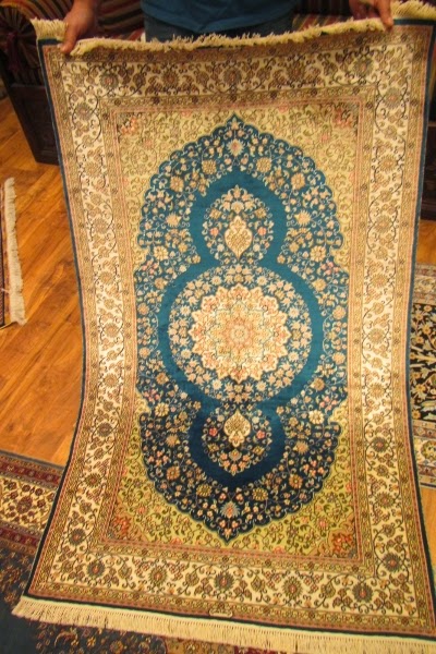 The Turkish rug we bought in Istanbul