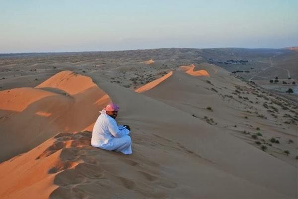 Sunset Over the Omani Desert