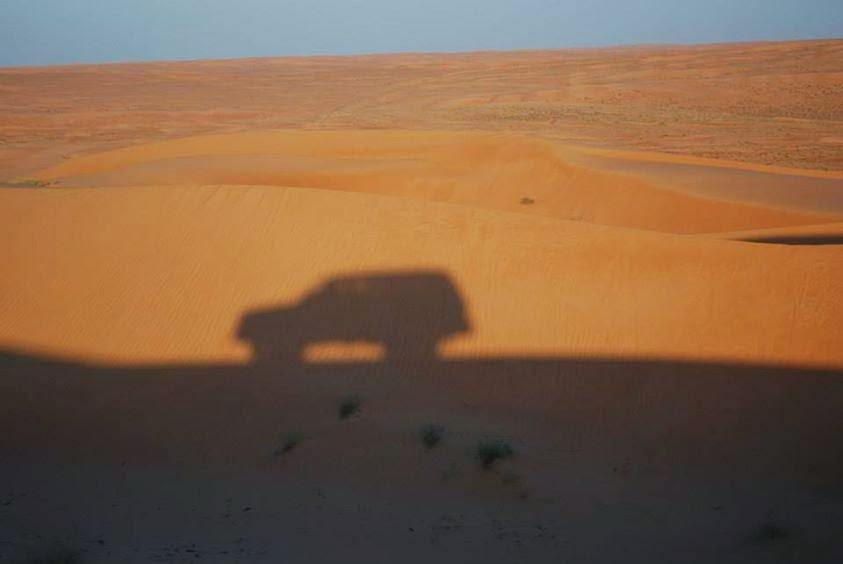 You need a 4-wheel drive vehicle in Oman.