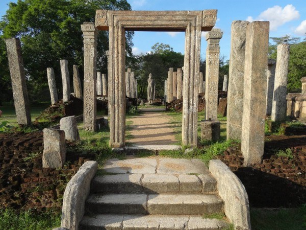 Atadage at Polonnaruwa in Sri Lanka