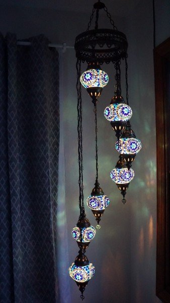 Hanging a Turkish Lamp at Home