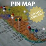 push pin travel map target