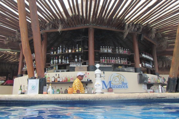 Drinking in Mexico at a Cancun All Inclusive