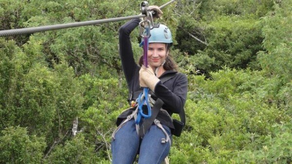 Rylei zip lining in the Cloud Forest