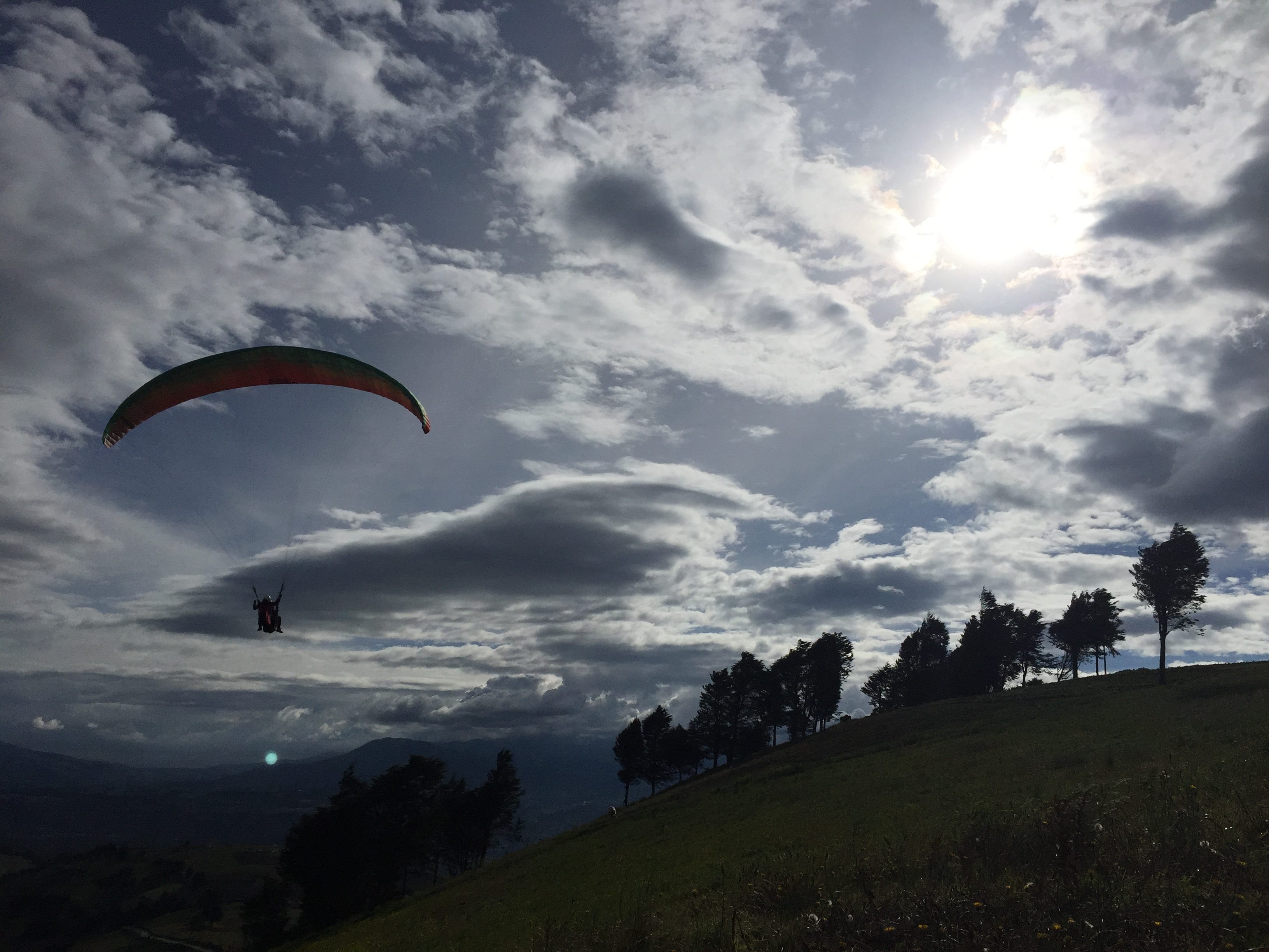 Paragliding in Ecuador