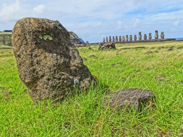 Ahu Tongariki on Easter Island