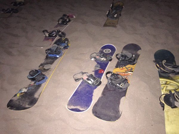 Rylei Night Boarding in San Pedro de Atacama