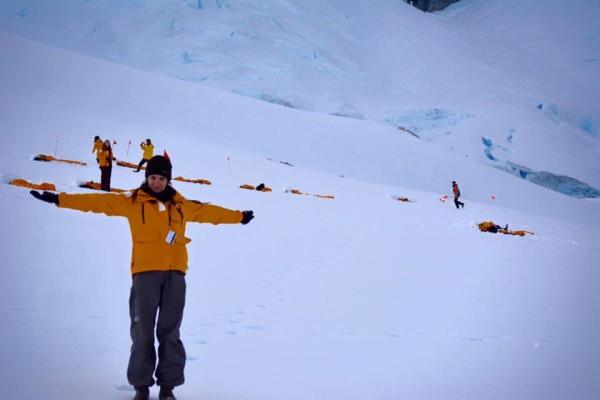 Camping in Antarctica