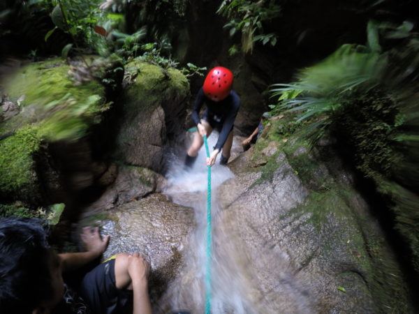 Waterfalls in the Amazon Rainforest