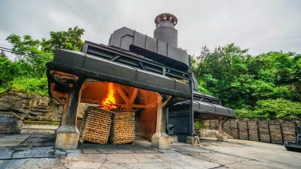 Charcoal Being Made at Jack Daniel's