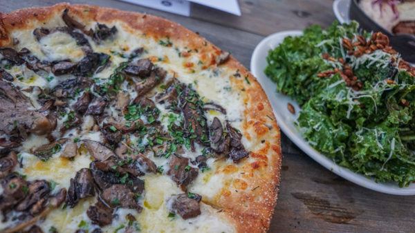 Pizza made with local ingredients at Millworks Brewing