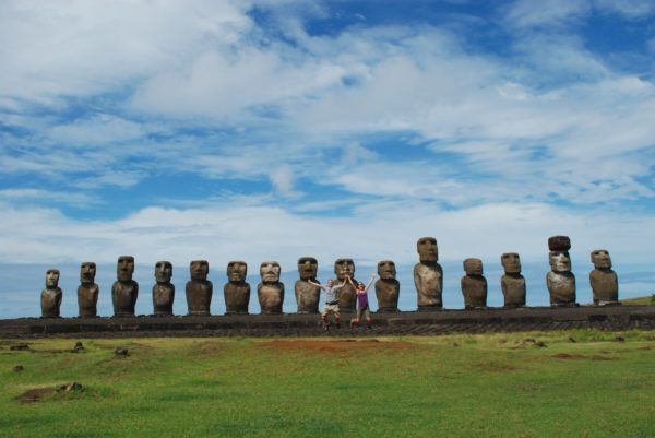 Jeremy and Angie at Easter Island