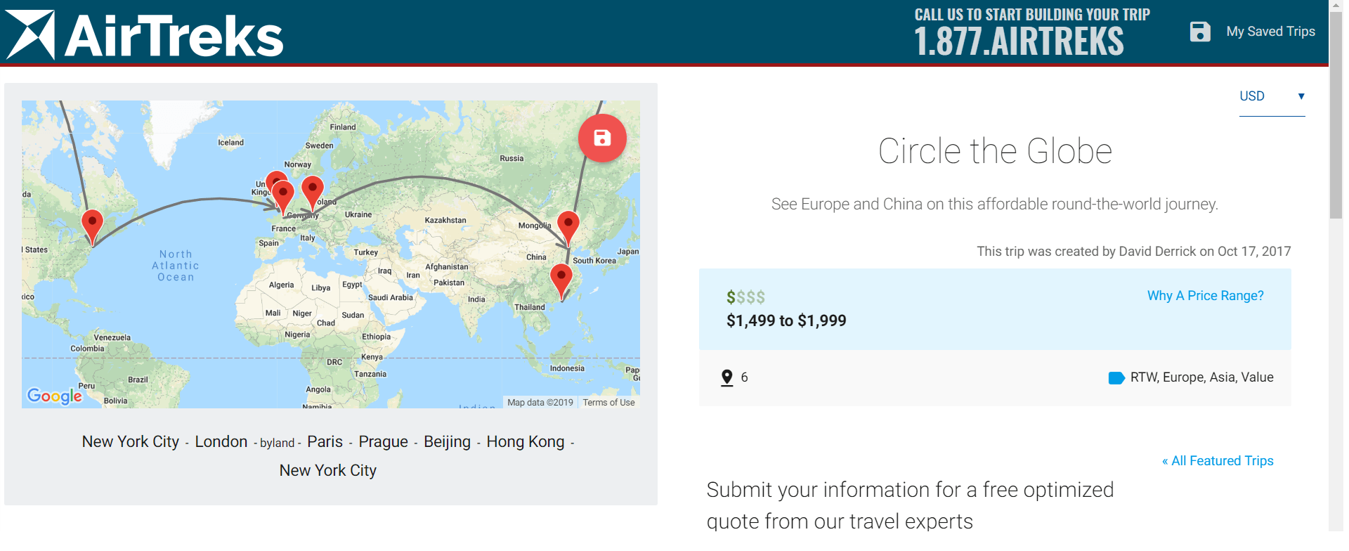 How to Book an Around the World Ticket AirTreks Review