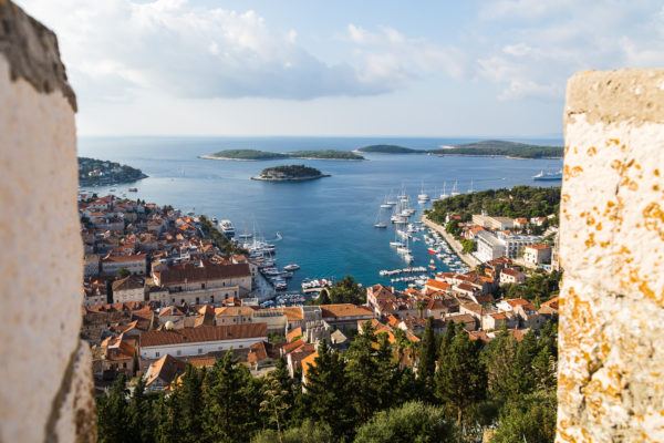 Hvar from Hvar Fortress