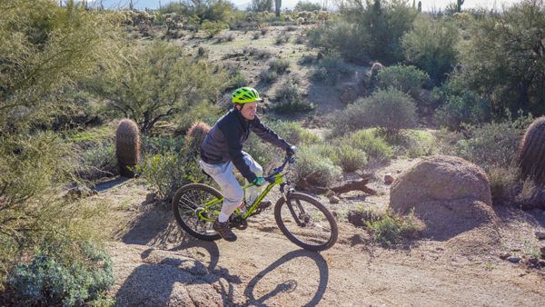 Biking at Usery Mountain Regional Park