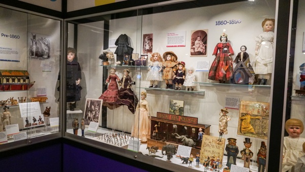 Doll collection at the Strong Museum in Rochester