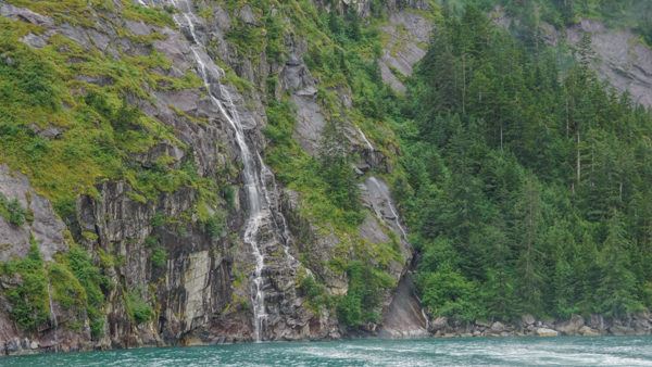 Waterfall in Kenai Fjords National Park