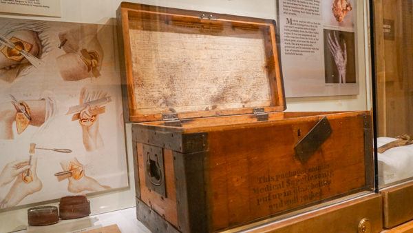 Medical Kit at the Civil War Medicine Museum