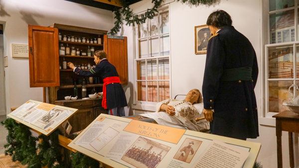 Modern Hospital Display at the Civil War Medicine Museum