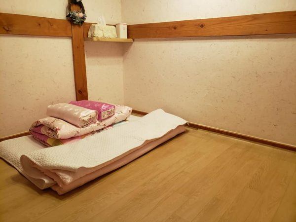 Bed at a Typical Korean House