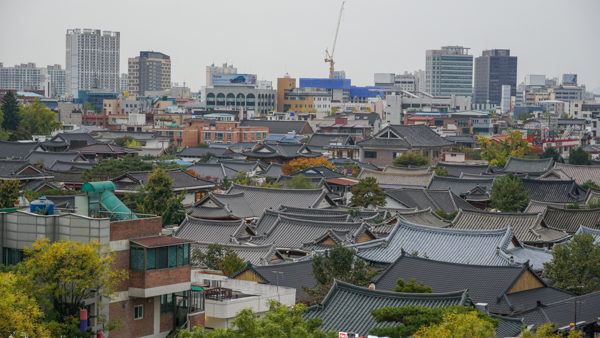 Hanoks in Jeonju South Korea