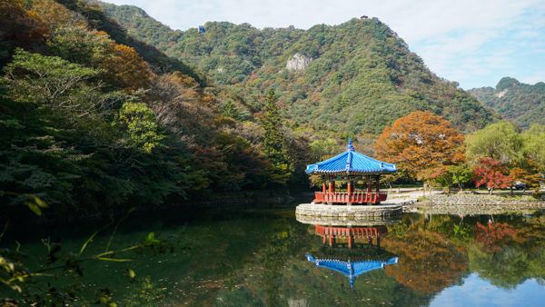 Uhwajeong Pavilion at Naejangsan National Park