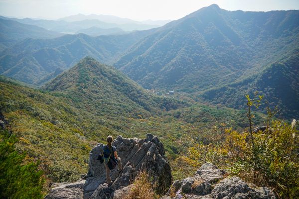 Views from Naejangsan National Park, South Korea