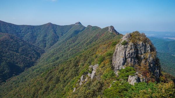 Mountains at Naejangsan National Park