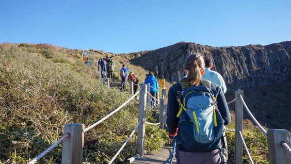 Hiking Up Mount Hallasan