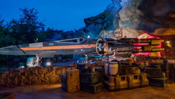 X Wing on Star Wars: Rise of the Resistance