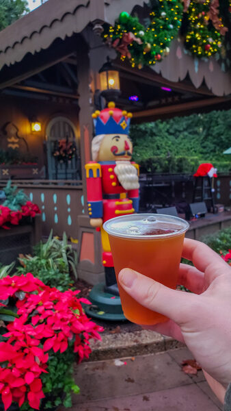 German Beer with Nutcracker at Epcot