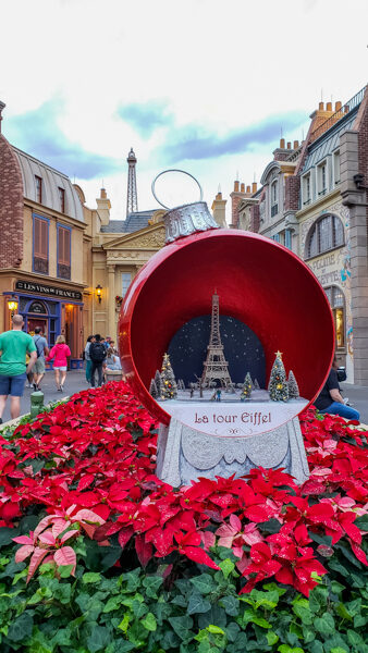 Christmas at France Pavilion at World Showcase