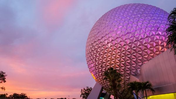 Sunset at Epcot