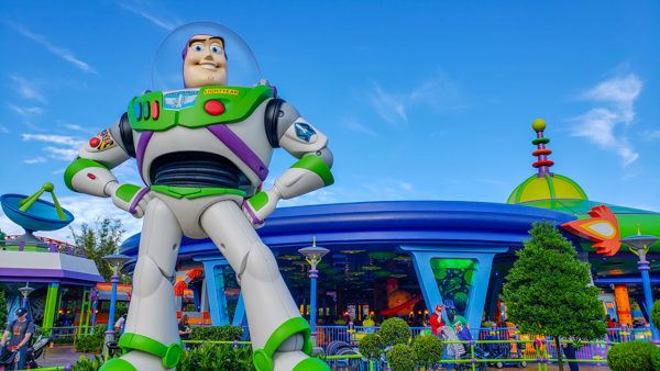 Buzz Lightyear at Toy Story Land at Hollywood Studios