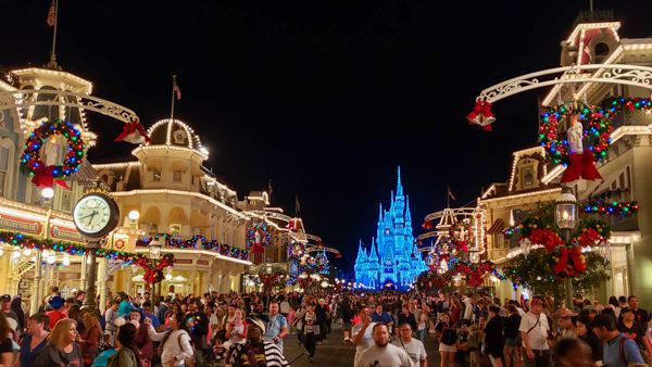 Disney's Magic Kingdom at Christmas