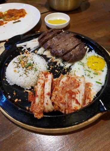 Kalbi beef shortribs in Korea