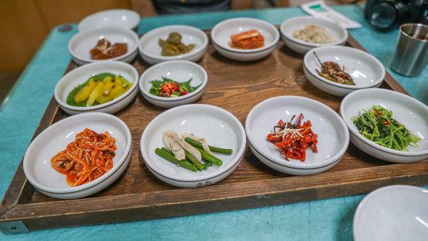 Banchan in South Korea