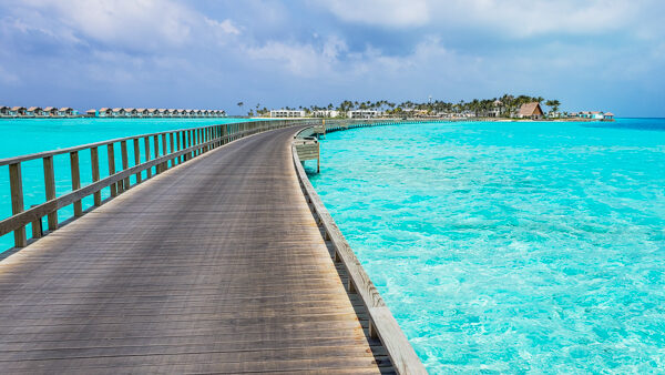 Walkway between Crossroads and the Hard Rock Maldives