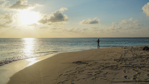 Fulidhoo Bikini Beach at Sunset