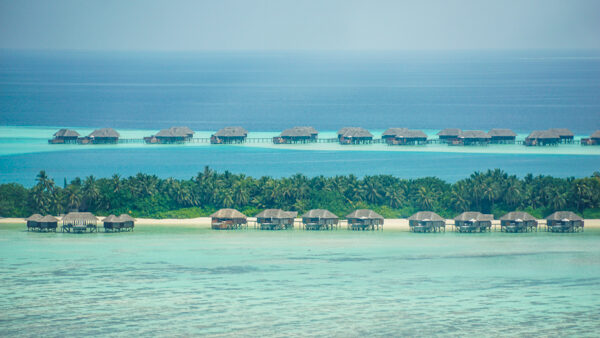 Aerial View of Conrad Rangali from Seaplane