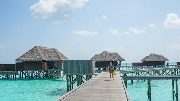 Over Water Spa Bungalows at Conrad Maldives