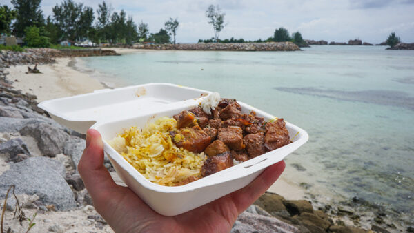 La digue street food