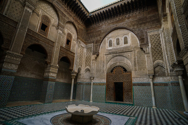 Moroccan Palace Courtyard